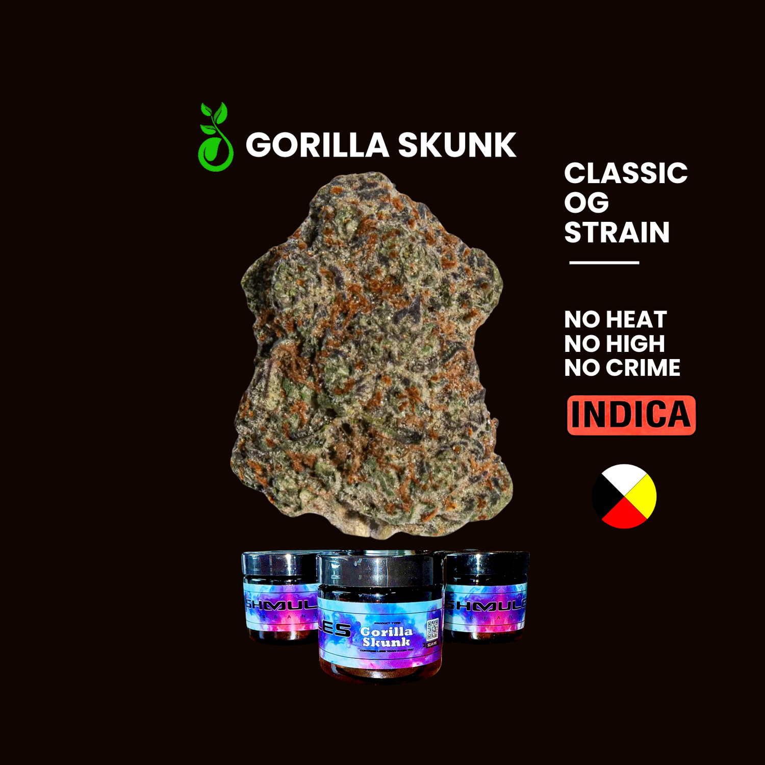 GORILLA SKUNK PREMIUM EXOTIC INDOOR FLOWER