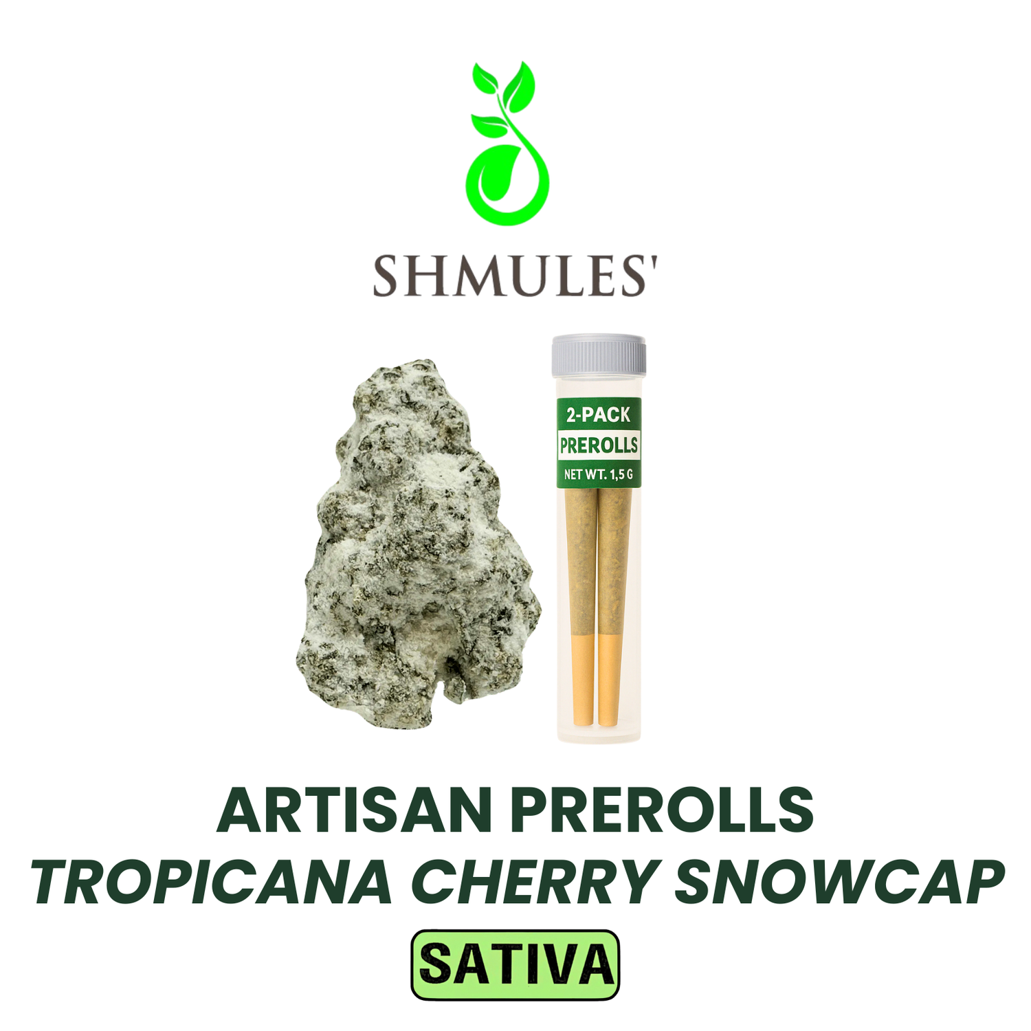 SNOWCAP TROPICANA CHERRY 2PACK PREROLLS