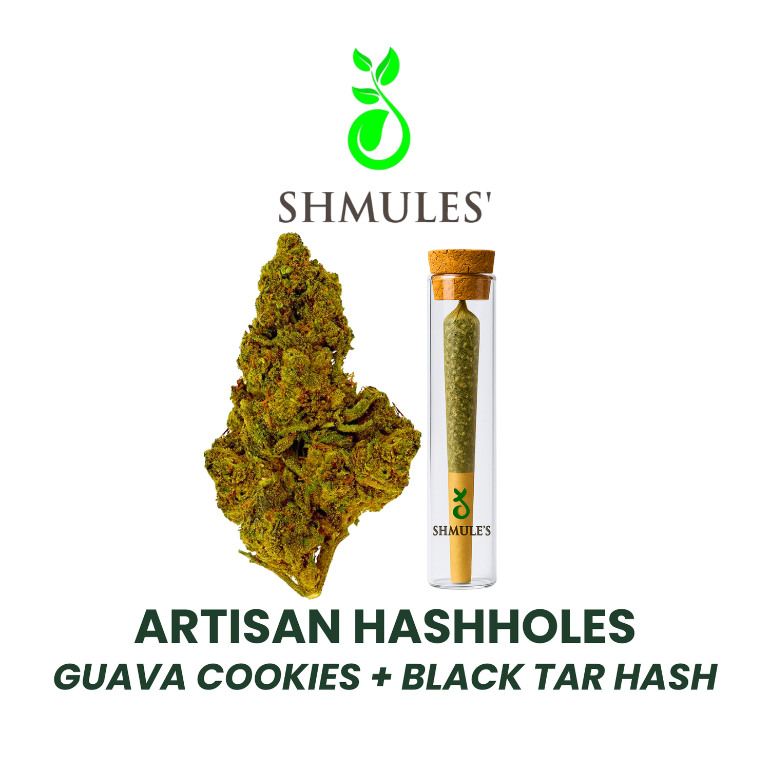 GUAVA COOKIES + BLACK TAR HASH