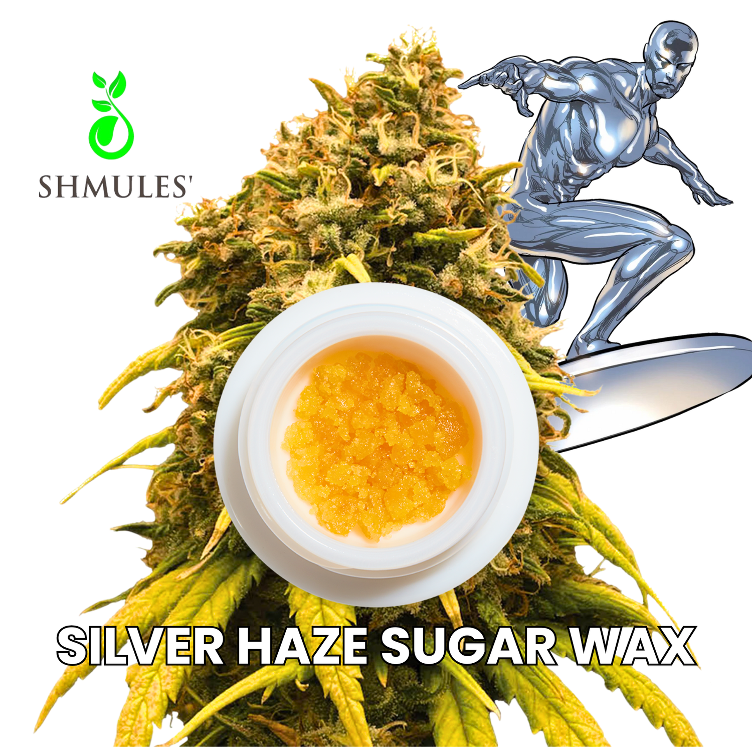 SILVER HAZE SUGAR WAX 1G