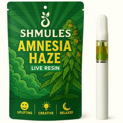 SHMULES Amnesia Haze Live Resin Stylus – 1G