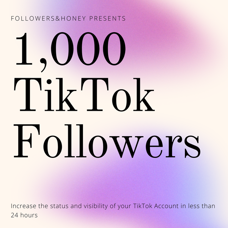 1,000 Premium TikTok Followers