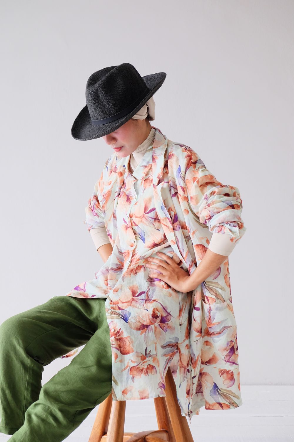 MILA MAGNOLIA LONG BLAZER
