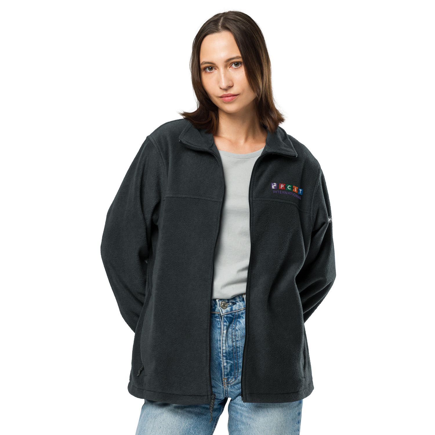 Columbia fleece jacket full zip