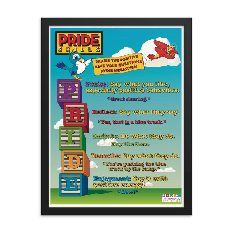 Framed Poster PRIDE Skills