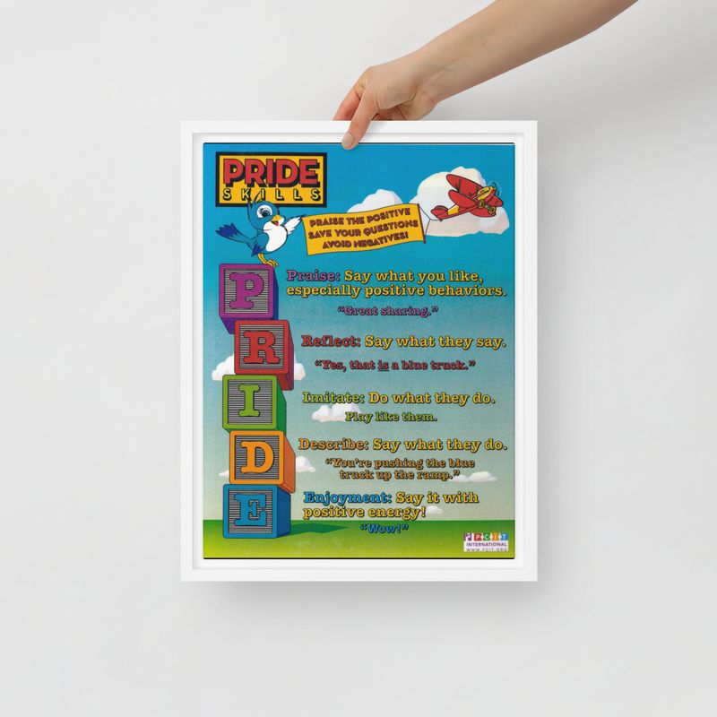 Framed canvas PRIDE skills