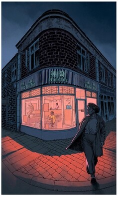 HotPotHeartBreak  - limited edition A3 Giclée Print