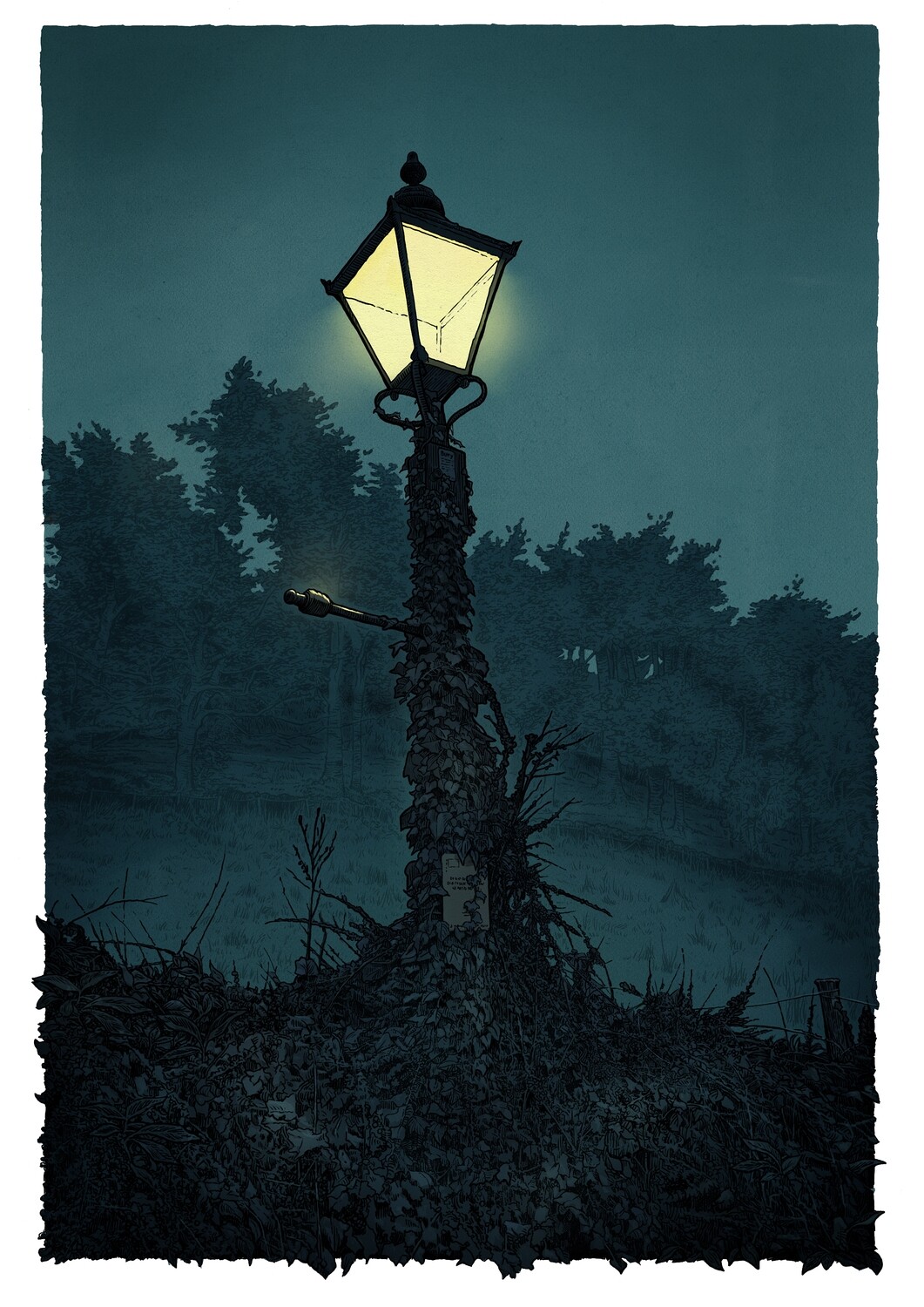 The Black Lamp Sleeps at Night