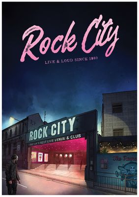 Rock City Nottingham - signed A4 Print