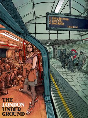 The London Underground - limited edition A3 Giclée Print