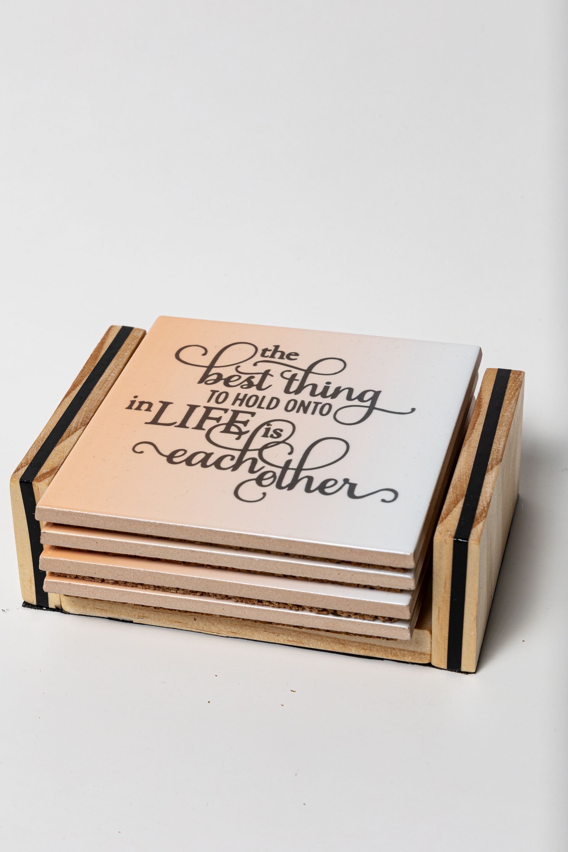 Best Thing - Non-Slip Ceramic Coaster Set with Holder