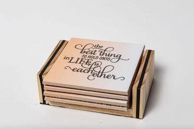 Best Thing - Non-Slip Ceramic Coaster Set with Holder