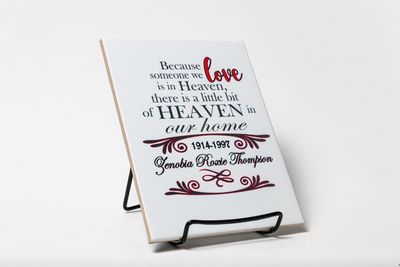 Personalized Personalized "Love" Memory Plaque (6x8)