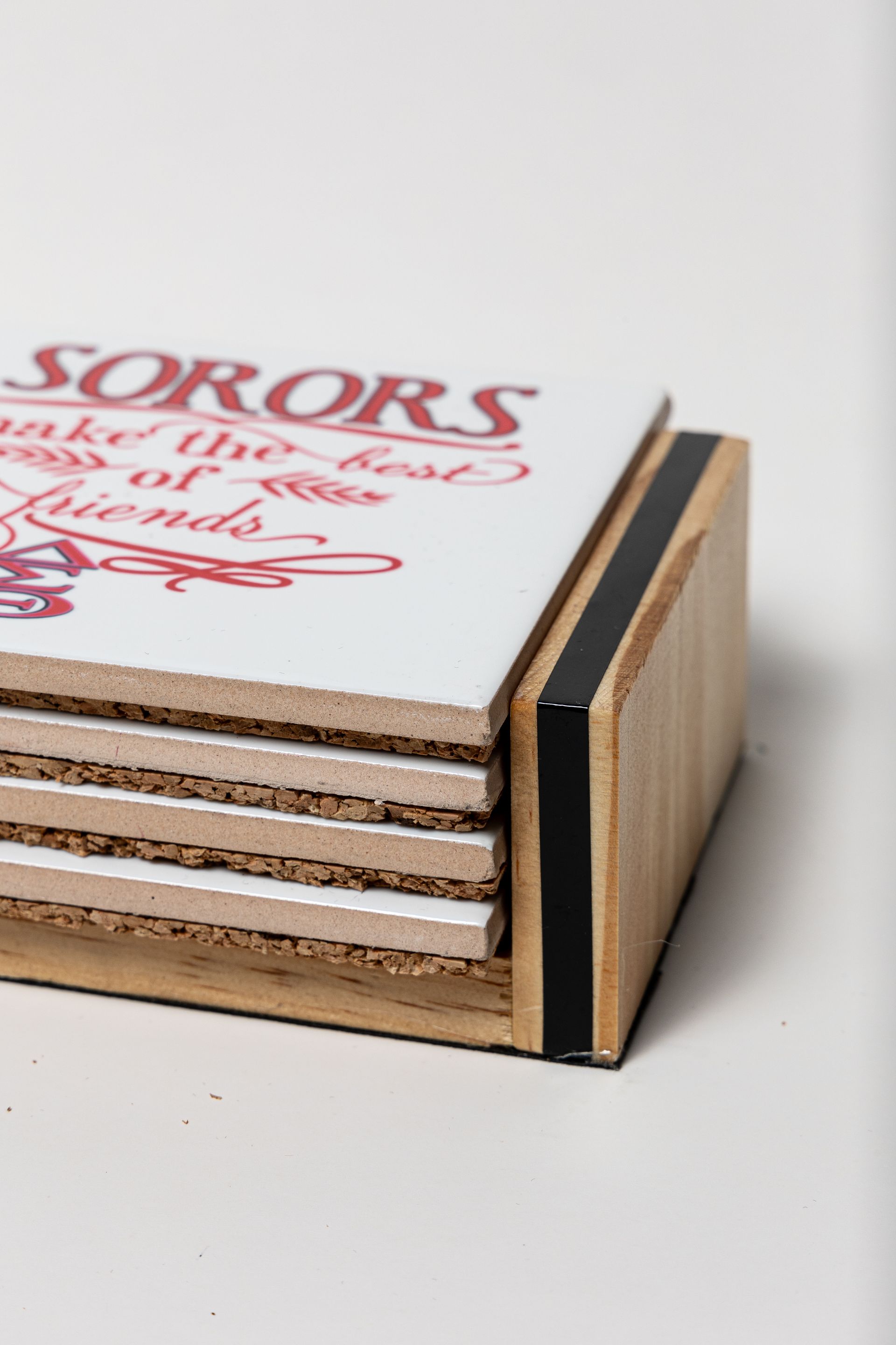 Sorors Makes the Best - Coaster Set with Holder