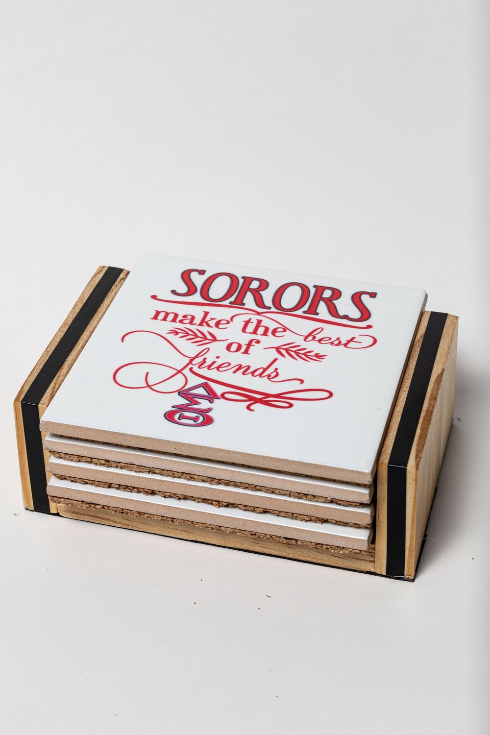 Sorors Makes the Best - Coaster Set with Holder
