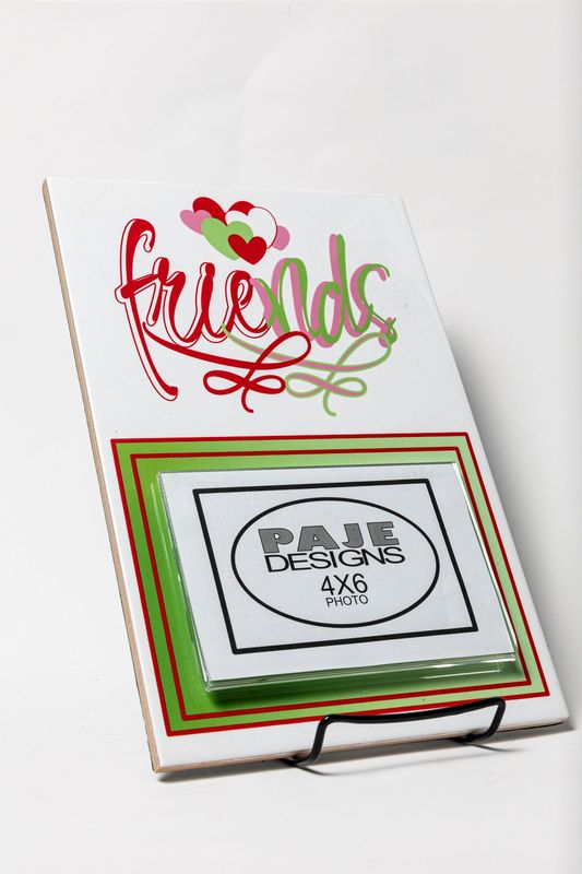 "Friends" Personalized Photo Plaque (8x12)