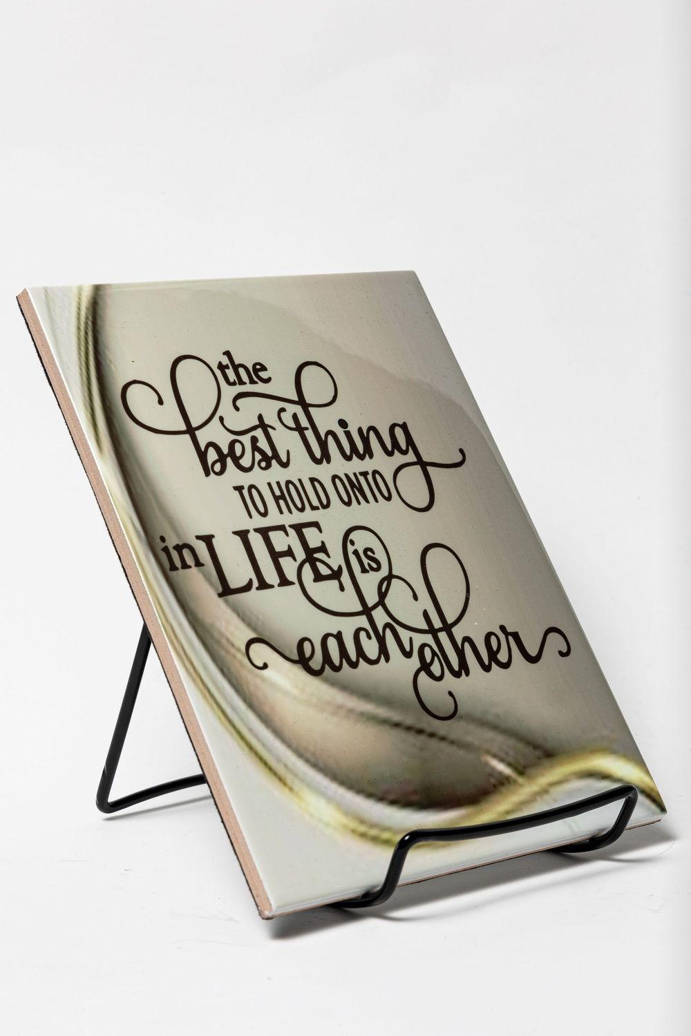 Best Things in Life - Inspiration Desk Plaque (6x8)
