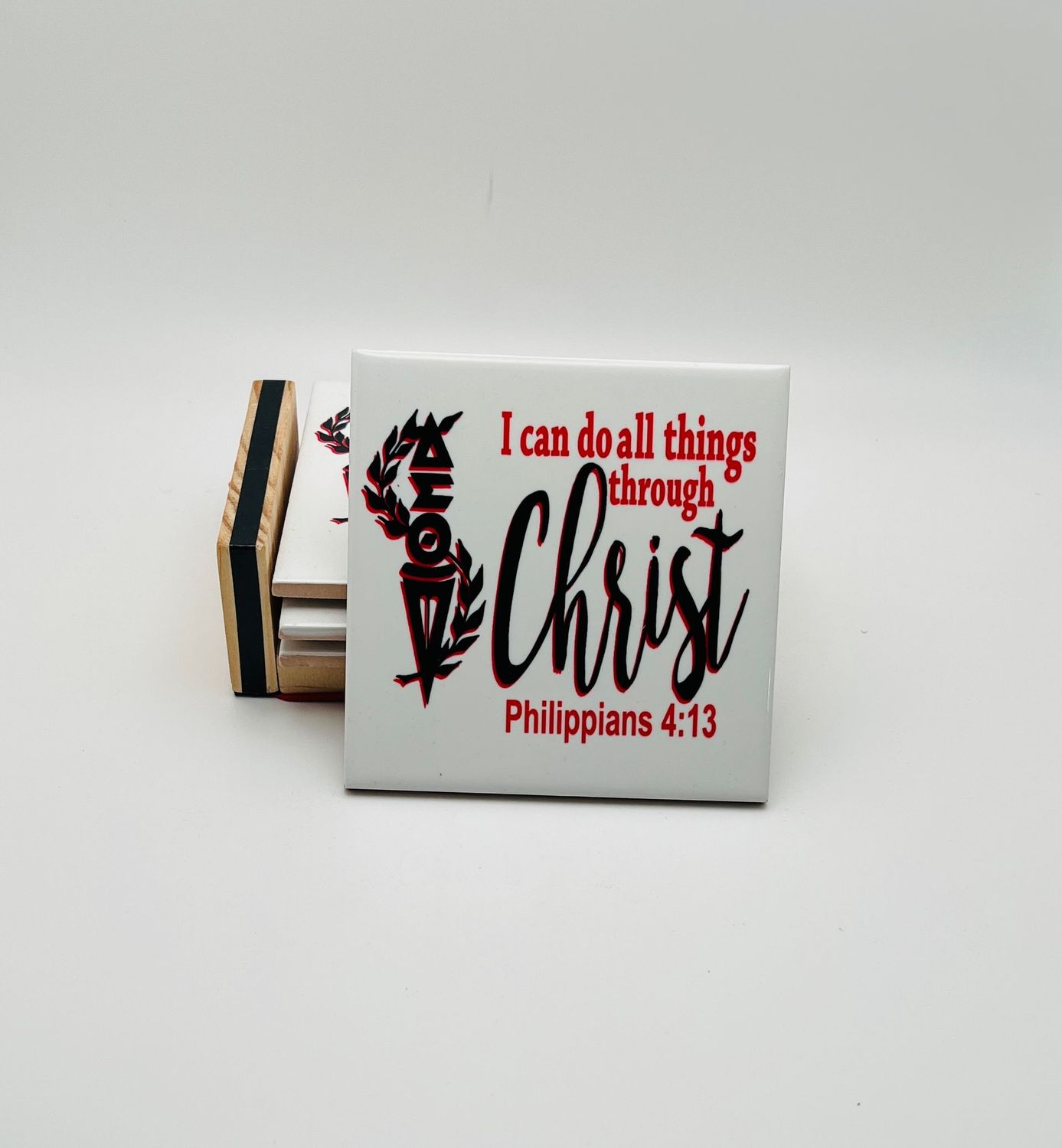 Delta Torch with Scripture Coaster