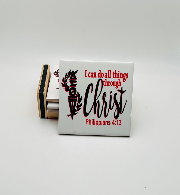 Delta Torch with Scripture Coaster