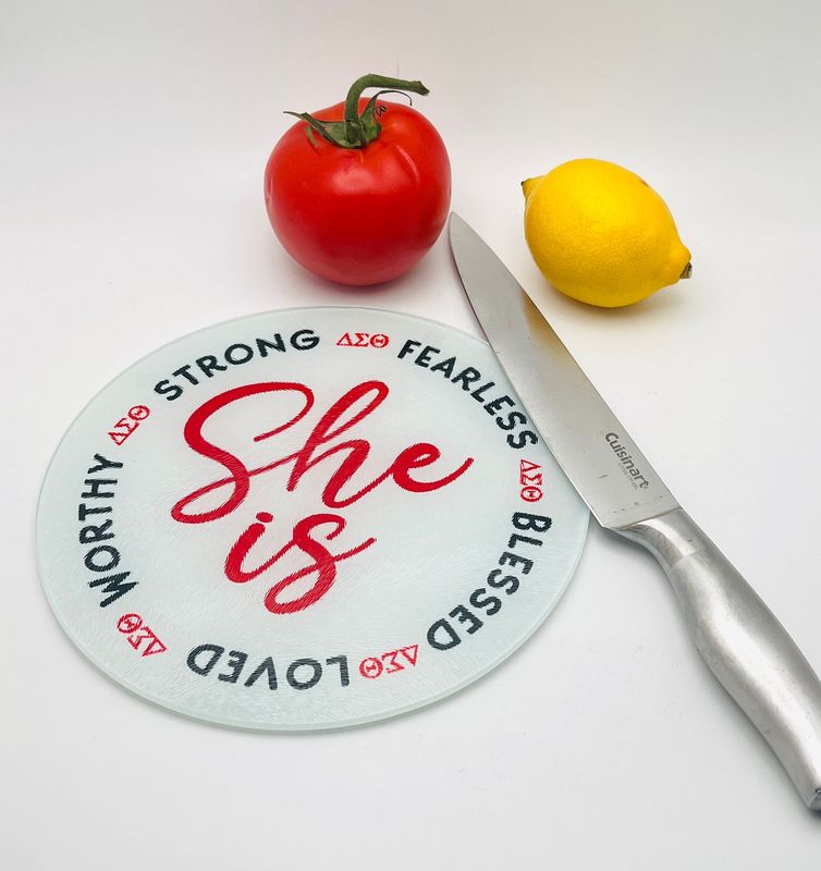 Personalize it Sorority Cutting Board