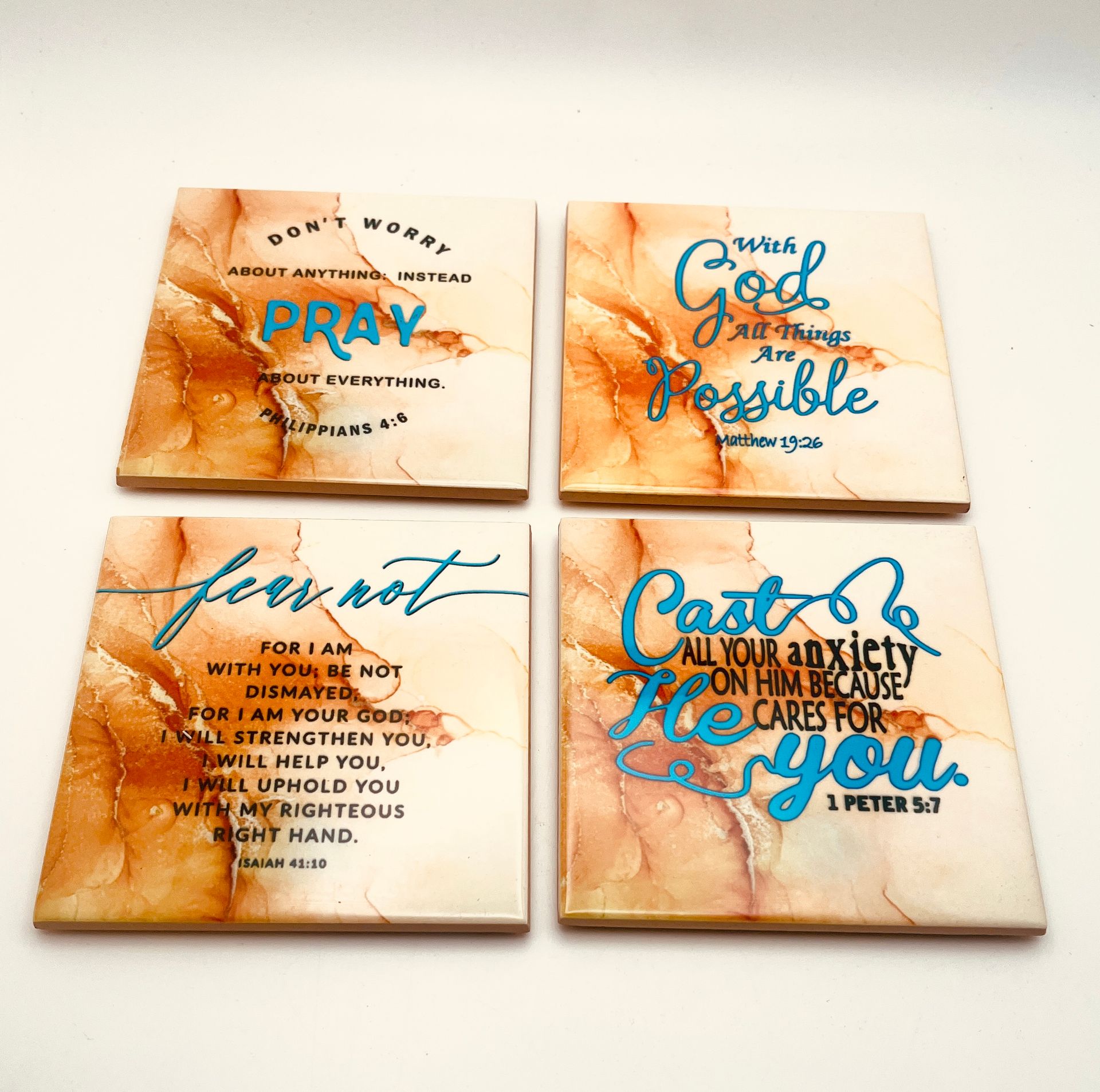 4 in 1 Inspirational Coaster Set Coaster Set