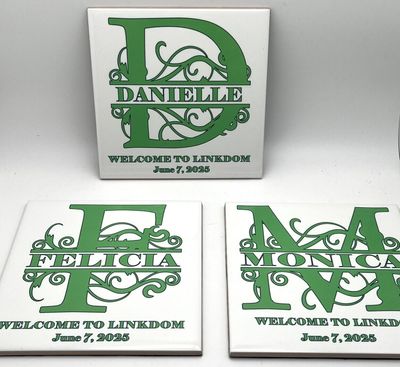 Personalized Monogram Plaques