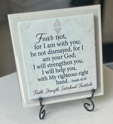 Fear Not – Isaiah 41:10 Plaque