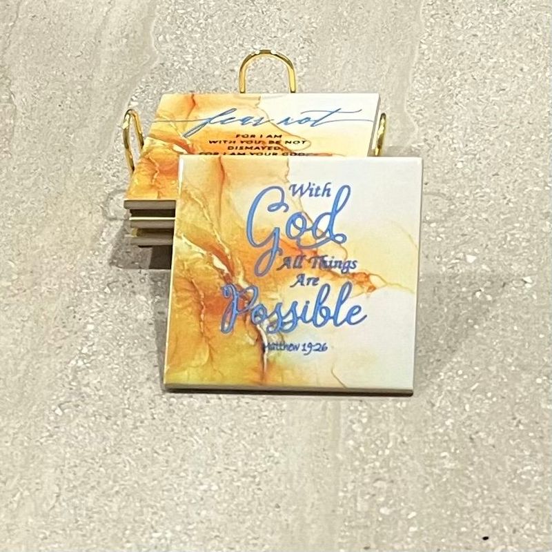 4 in 1 Inspirational Coaster Set Coaster Set 4 in 1 Inspirational Coaster Set Coaster Set