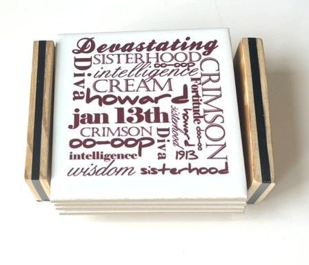 Sisterhood Coaster Set-Words that Unite Sisterhood Coaster Set-Words that Unite