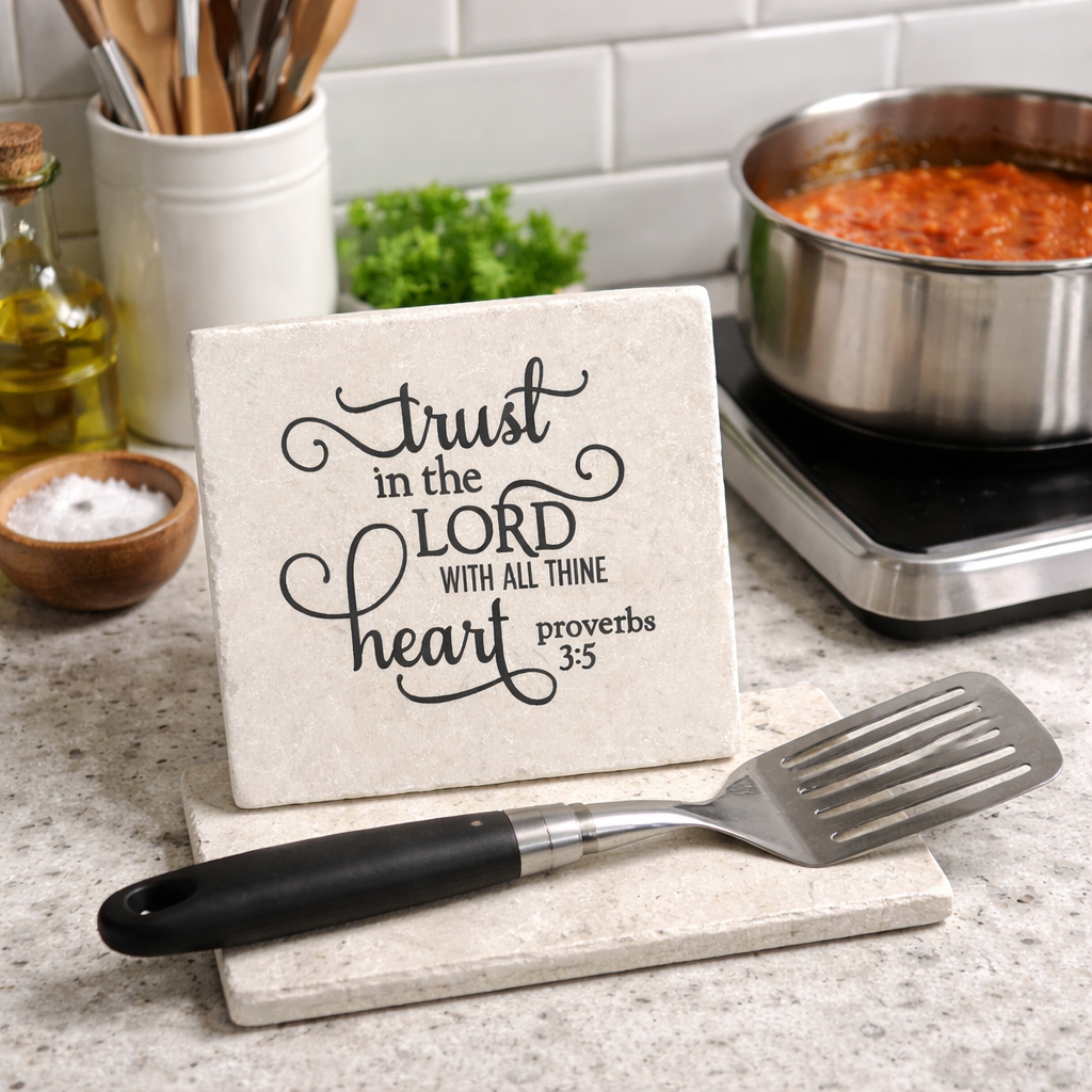 Heart & Stone Scriptural Trivet