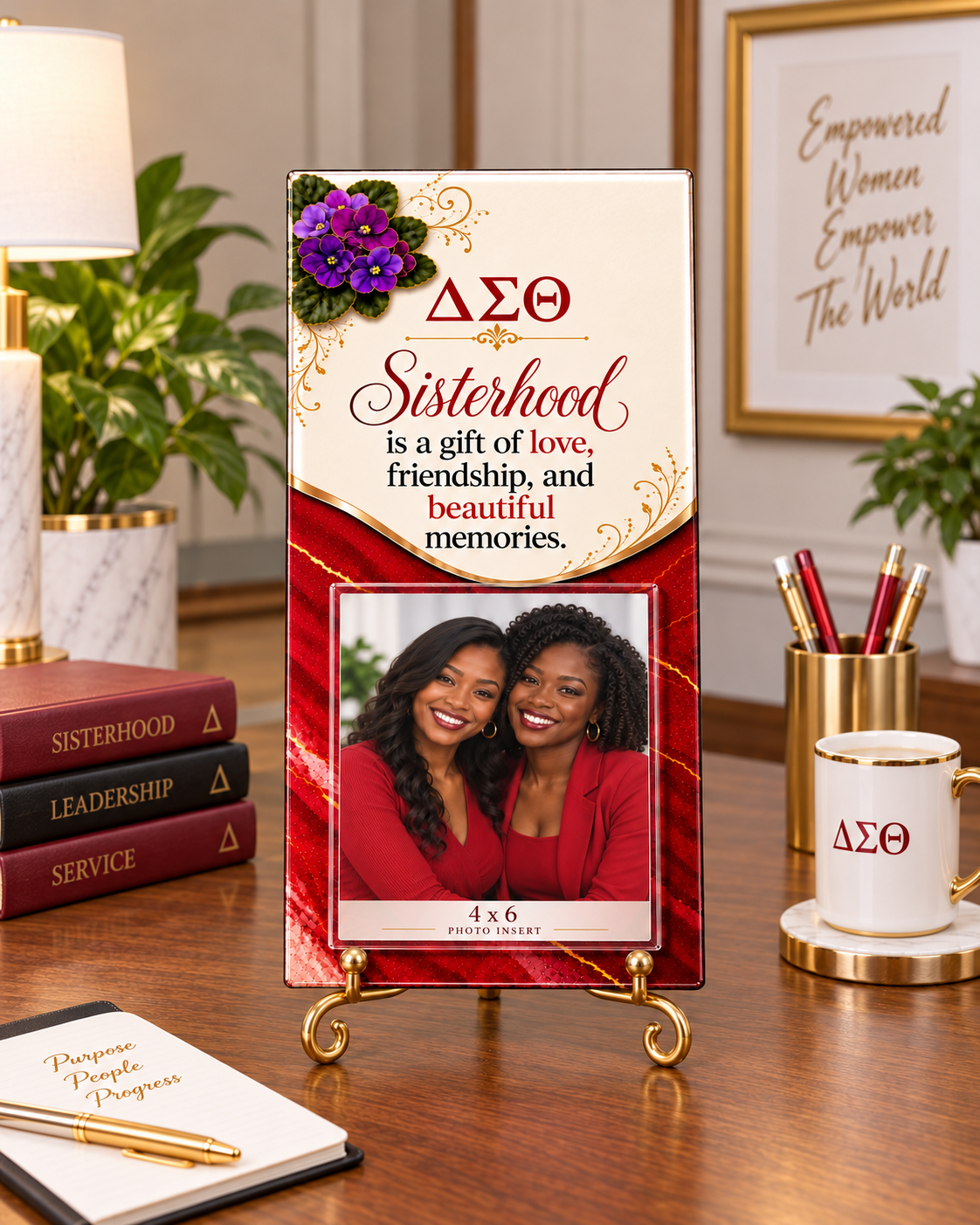 Delta Sisterhood Photo Plaque