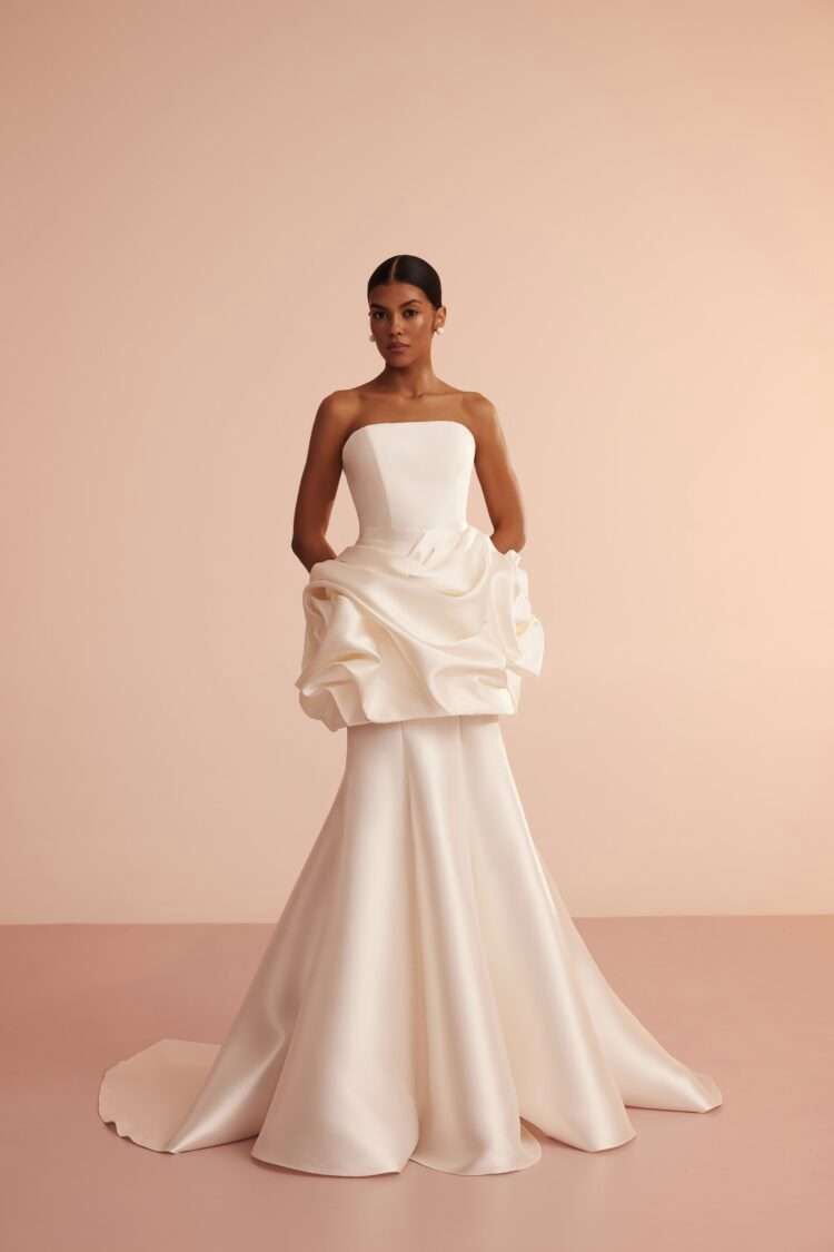 L407 long mermaid dress