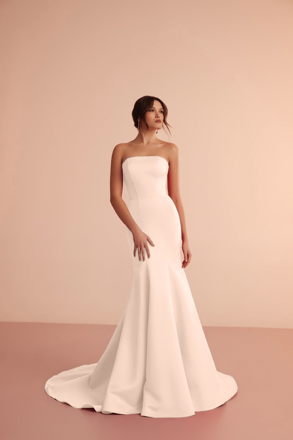 L407 long mermaid dress