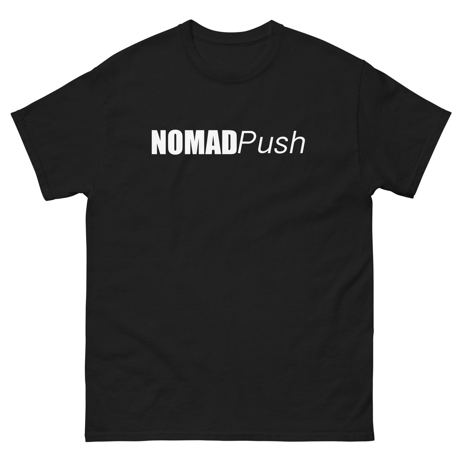Unisex Text Logo tee (White Logo)