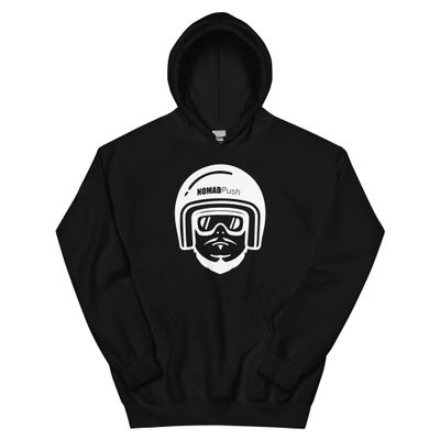 200K Celebration: Robin Helmet Logo White Unisex Hoodie
