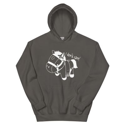 Horse-san Unisex Hoodie White Logo