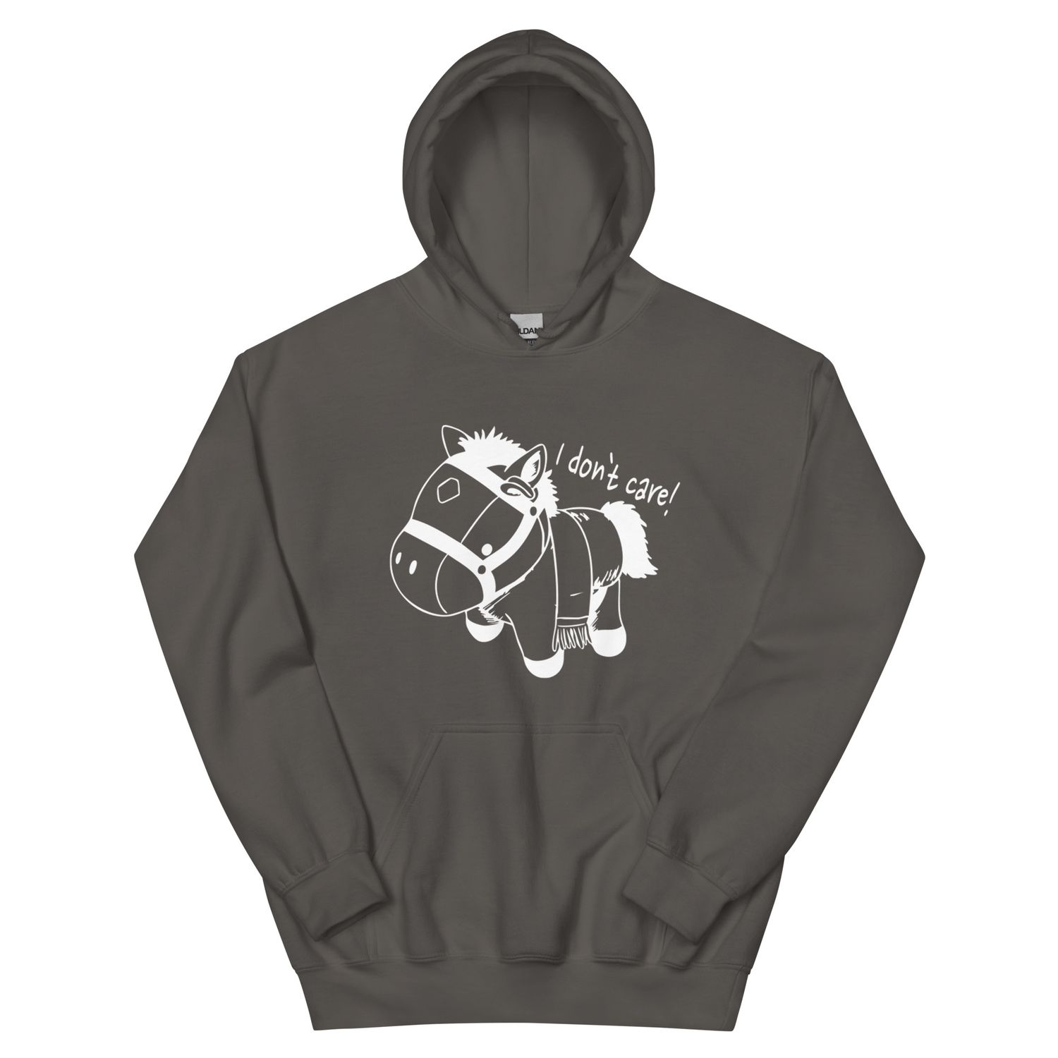 Horse-san Unisex Hoodie White Logo