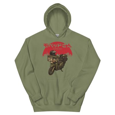 Moped-san Unisex Hoodie [Fan Art Collab]