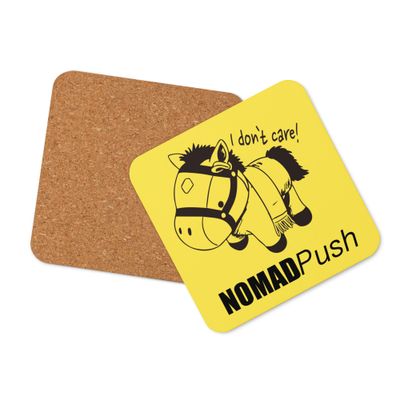 Horse-san Cork-back coaster