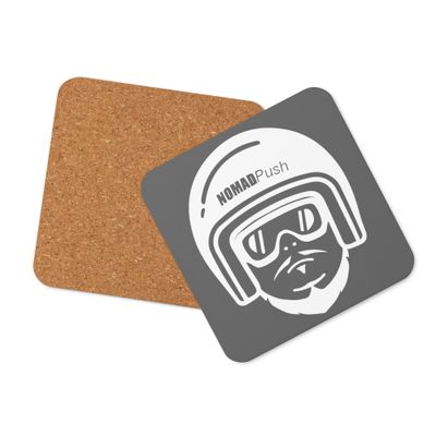Helmet Logo Cork-back coaster