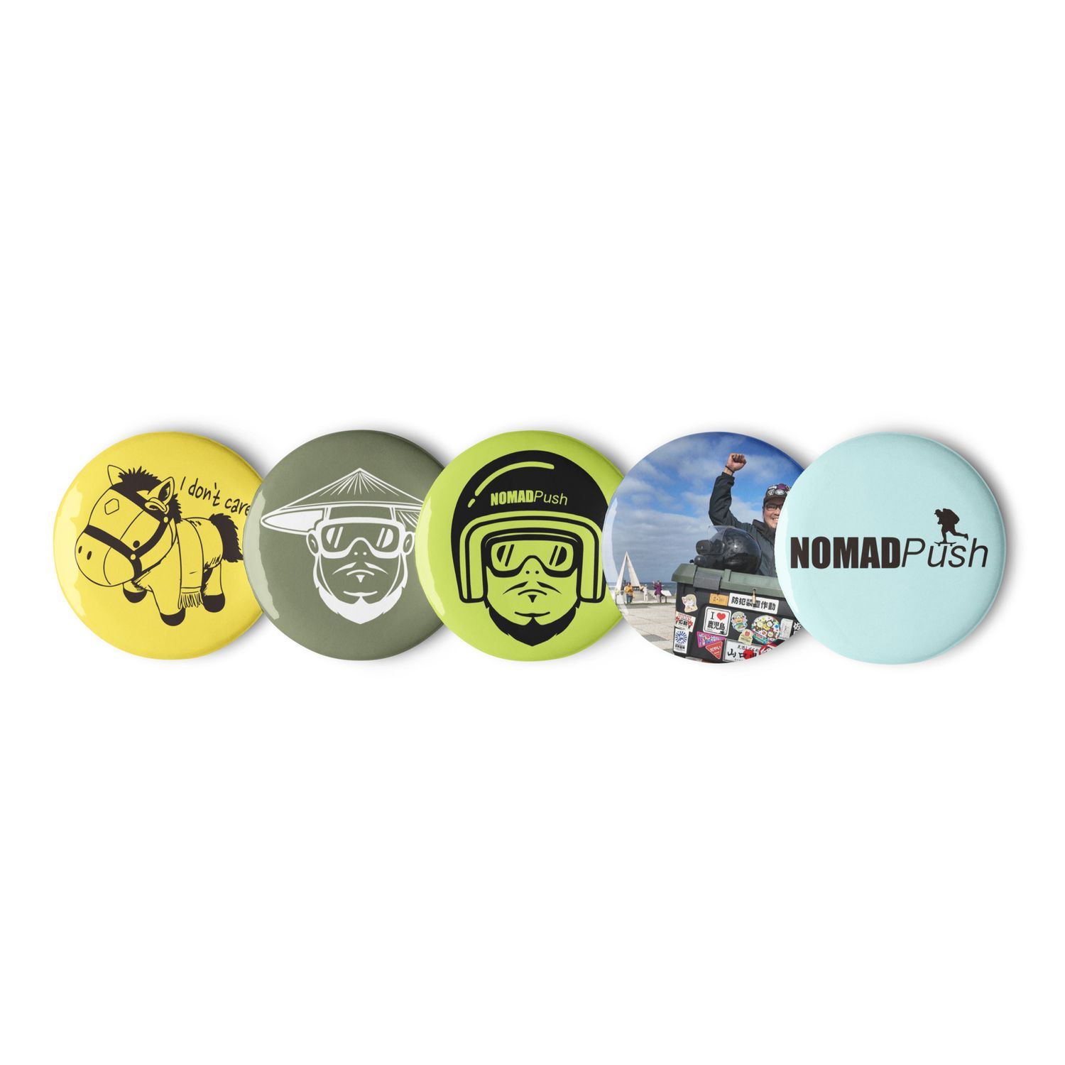 Nomad Push Special Pin Button Set