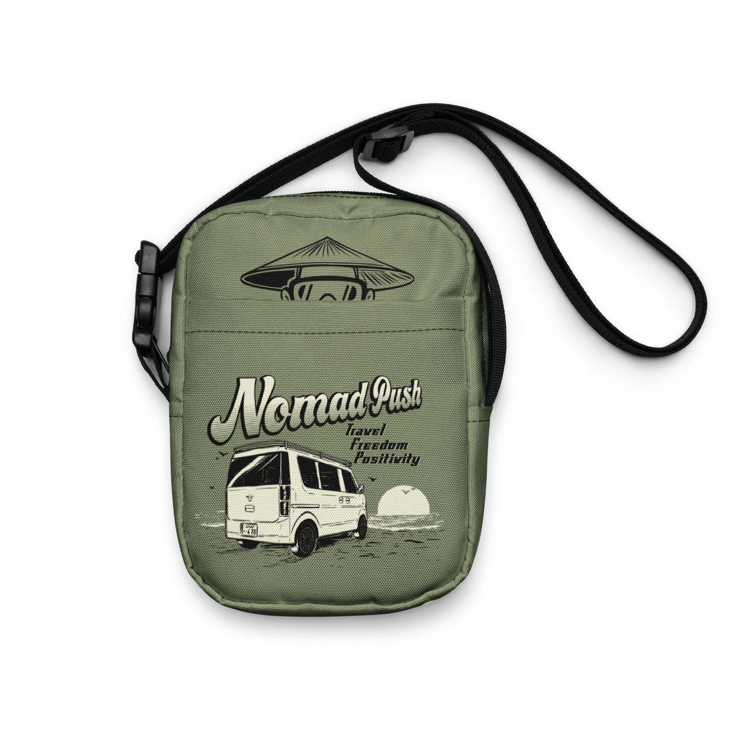 Nomad Push Logo-Printed Crossbody Bag