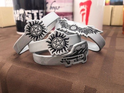 Supernatural Rubber Bracelets (one)