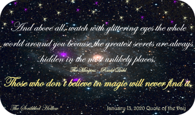 Those who don&#39;t believe in magic Magnet - Jan 13th Quote