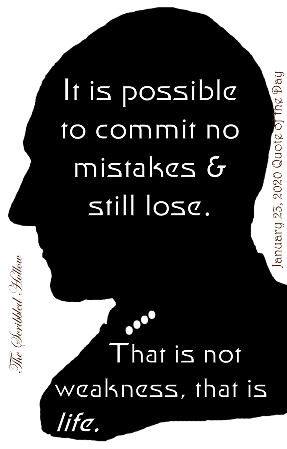 That is Life Magnet- Jan 23rd Quote