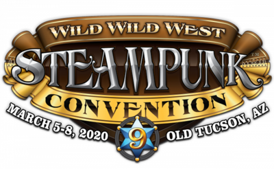 Wild West Steampunk Con Patch Set of 4-7 (Thread edge)