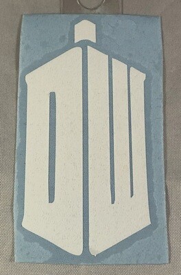 DW TARDIS Sticker