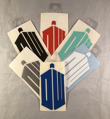 DW TARDIS Sticker
