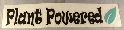 Plant Powered Vinyl Sticker