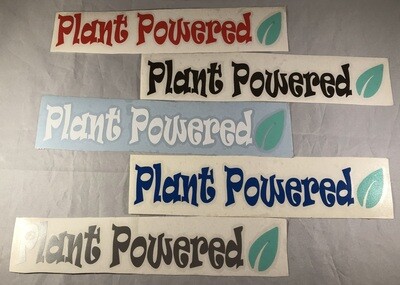 Plant Powered Vinyl Sticker